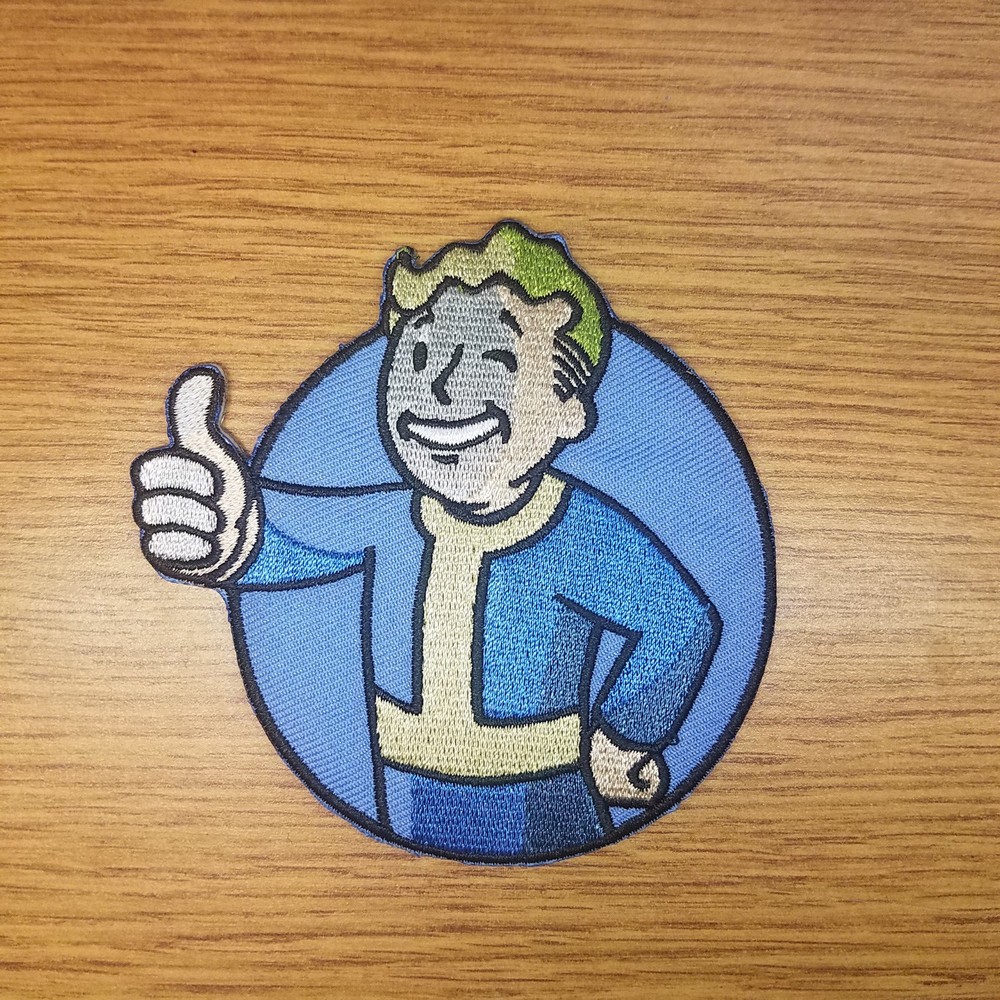 Fallout Boy Logo Patch 3 1/2 inches wide Style B
