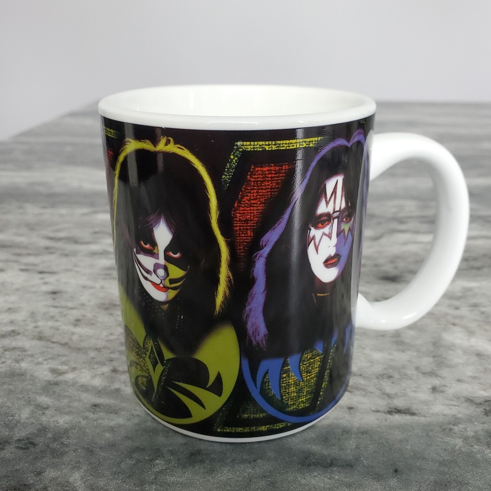 KISS Rock N Roll Band Coffee Mug 2010 Offical Catalog Live Nation Merchandise