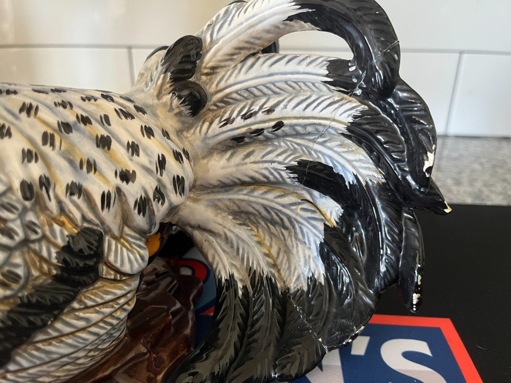 2000 Blue Sky Ceramic Rooster Figure