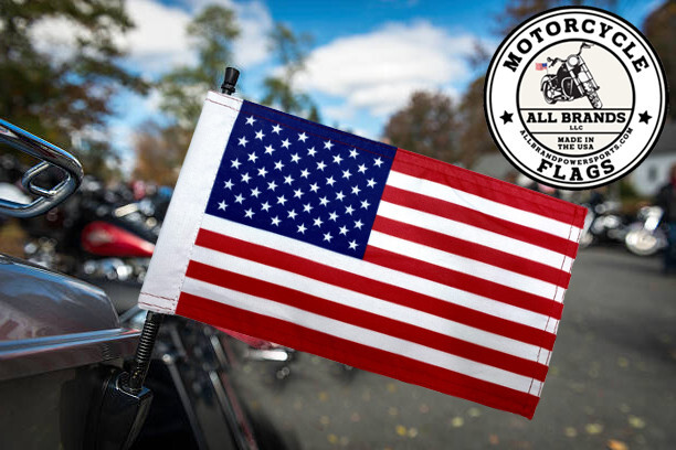 Motorcycle Biker Flag, Highway Speeds, 6"x9" Flag, USA Made (American)