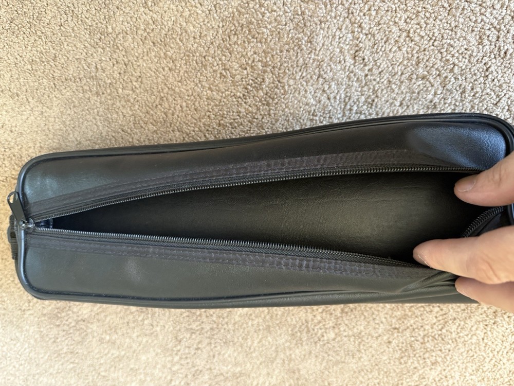 Action Billiard Pool Cue Case Black Excellent Condition All Black