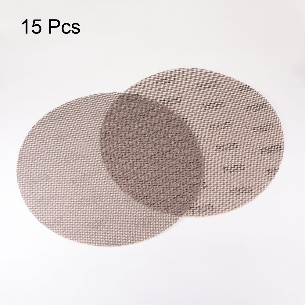 15pcs 320 Grits Mesh Sanding Discs 9 Inch Hook and Loop Sanding Net