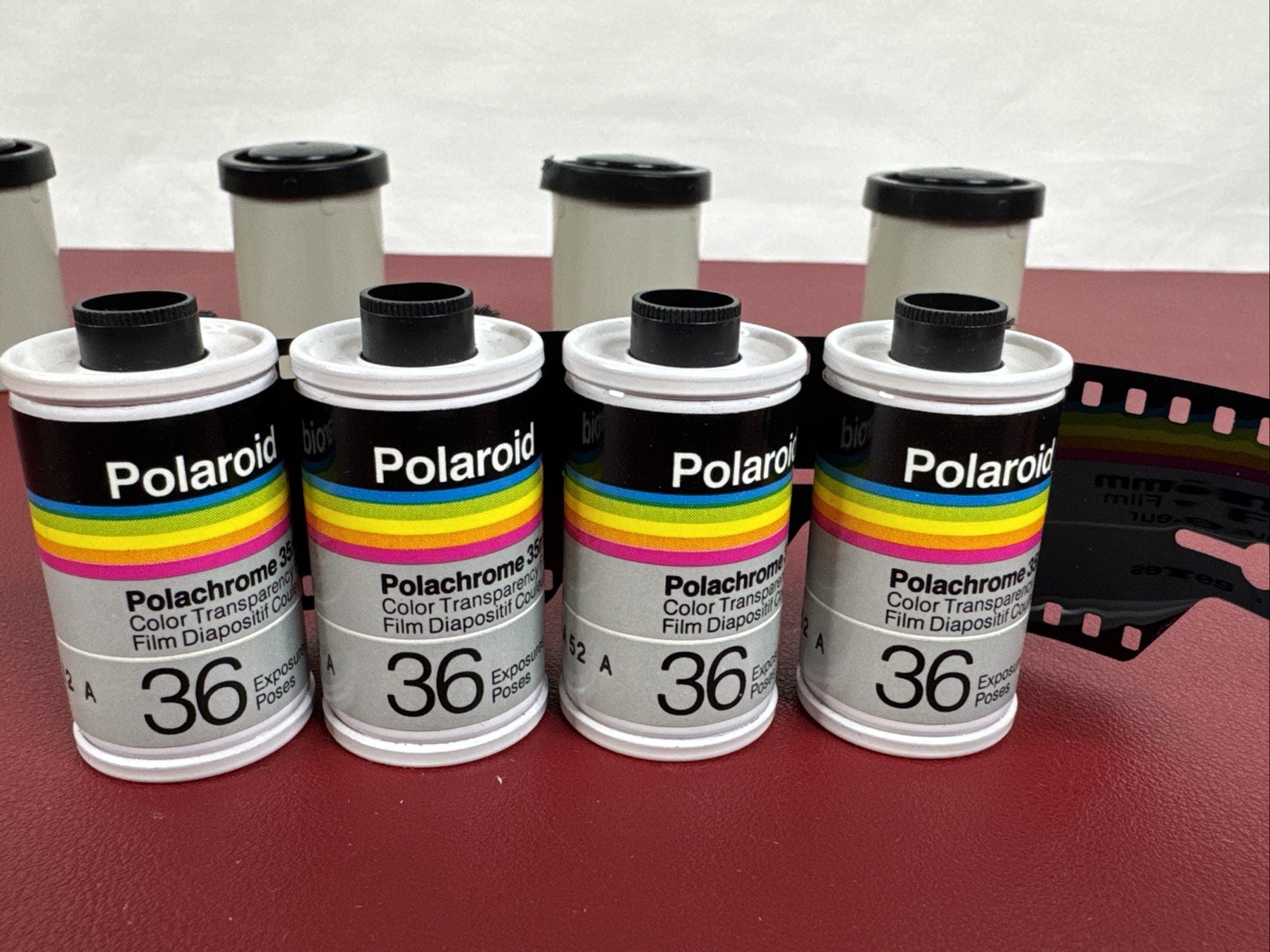 lot, 4 Rolls Polaroid Polachrome Film 35mm 36 exp Rolls