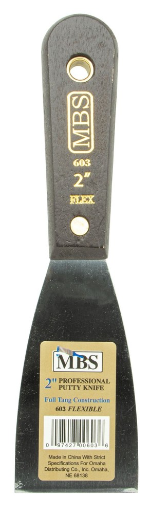 MBS 2" Professional Quality Flexible Putty Knife