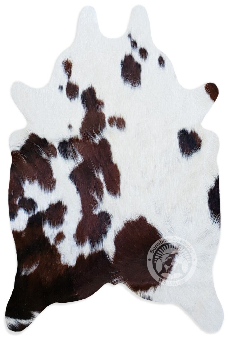 Real Small Cowhide Rug Tricolor - Size 24"x35"