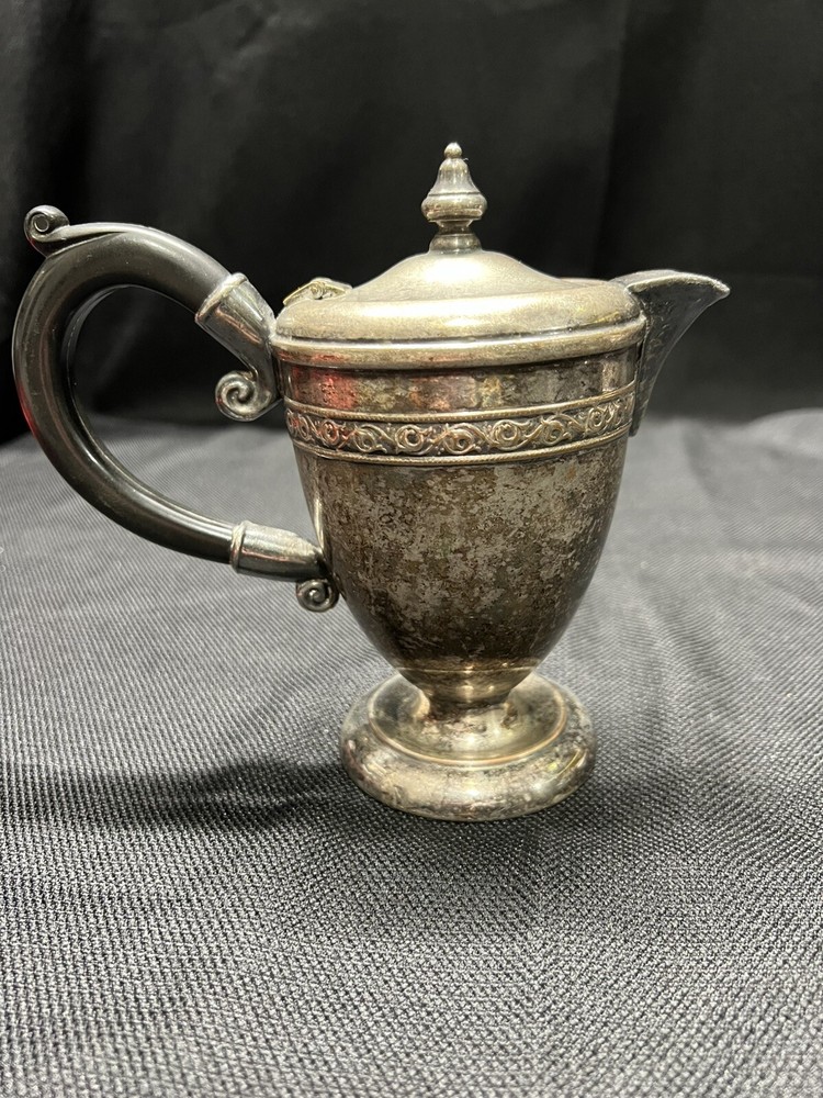 Viking Plate Canada EP Copper Lead Mounted Teapot