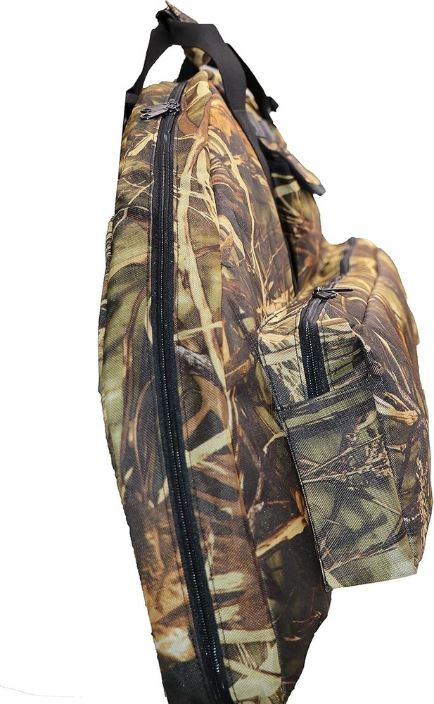 Real Tree Camouflage Compound Bow Case - Zipper Closure & Adjustable Strap
