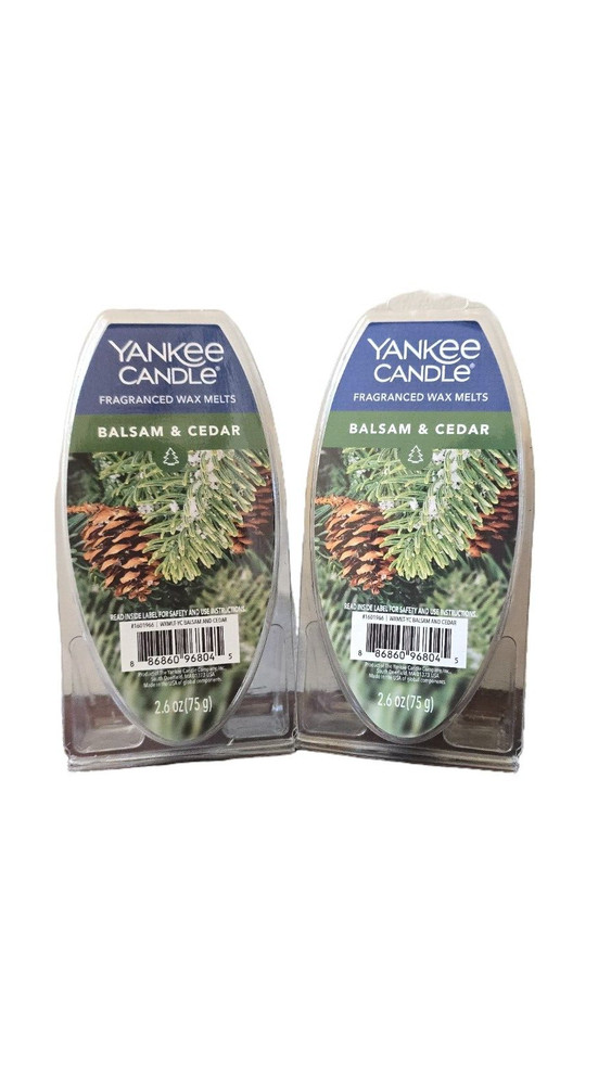 Yankee Candle Balsam & Cedar Fragranced Wax Melts 2 Pack