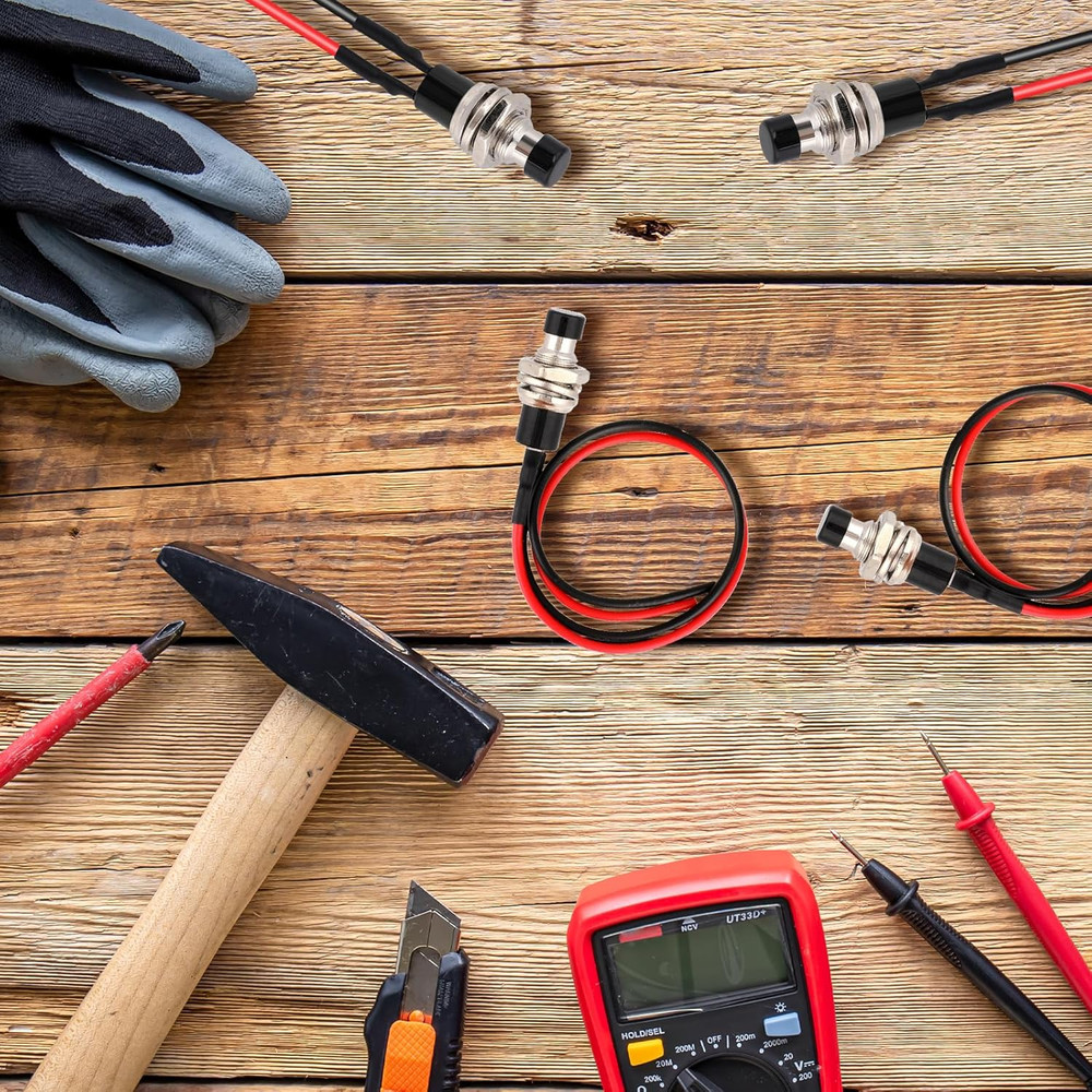 12 Pcs Mini Momentary Switch Small Normally Open Momentary Push Button Micro Pus