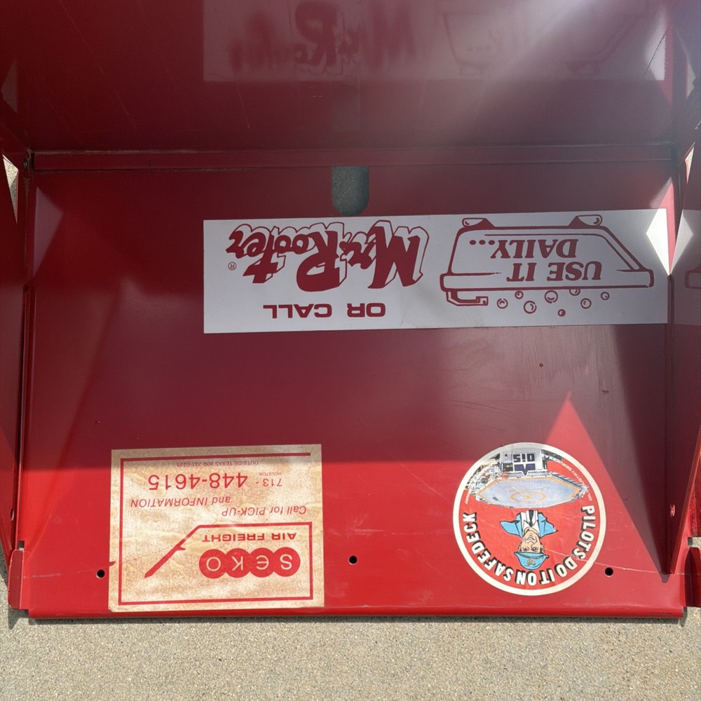 Craftsman Tool Box Side Hanging Folding Table Shelf Bench Tray Red