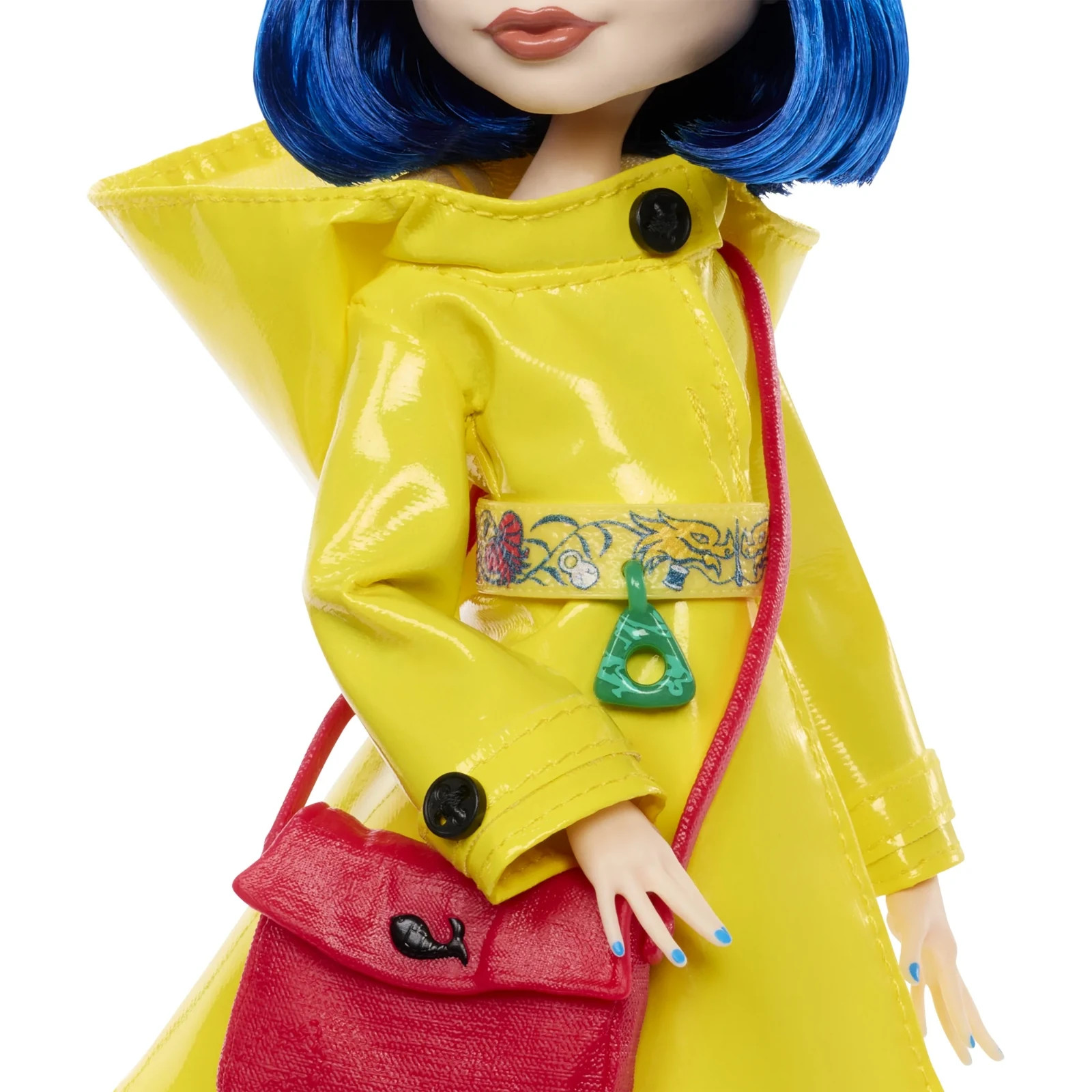 Monster High Skullector Coraline Collectible Doll in Yellow Raincoat IN STOCK