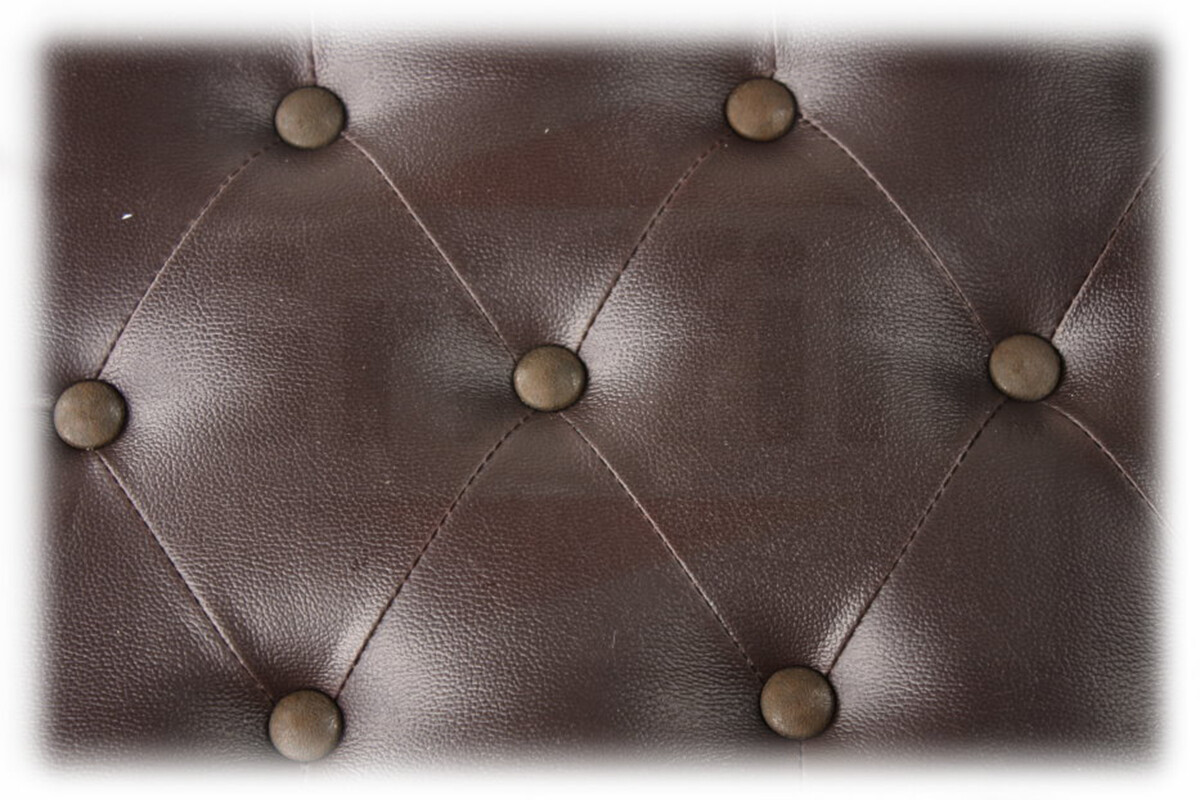 GRIFFIN Brown Leather Piano Bench Wood Keyboard Seat Music Storage Guitar Stool