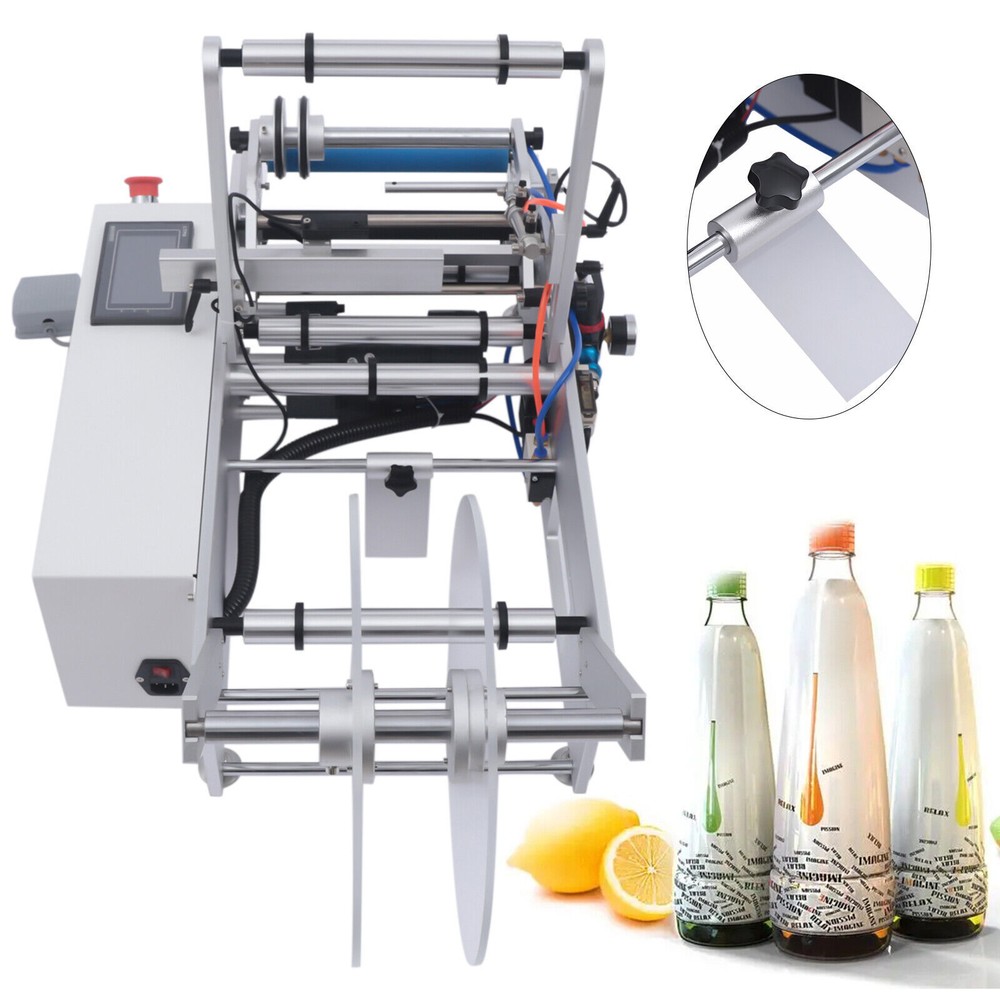 LT-190 Desktop Automatic Round Bottle High Speed Labeling Machine 110V