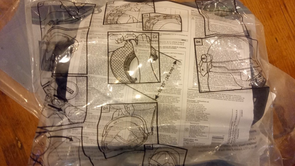 MSA 10187162 Universal Black Face Shield Frame & Visor 10115836 (Clear) Lot