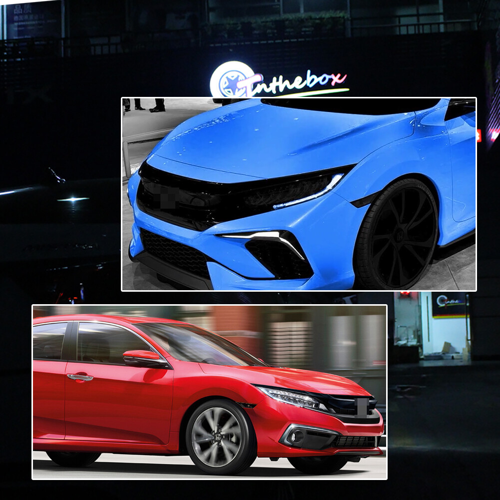 Smoked Side Marker Lamp Turn Signal Light W/ Led Bulbs for Honda Civic 2016-2021