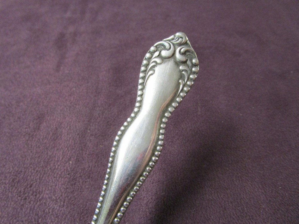 PEARL 1898 Cold Meat or Serving Fork Silverplate No Monogram