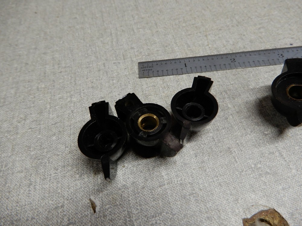 Chicken Head Knobs for 1/4 Shafts Some with Set Screws Some Daka-Ware