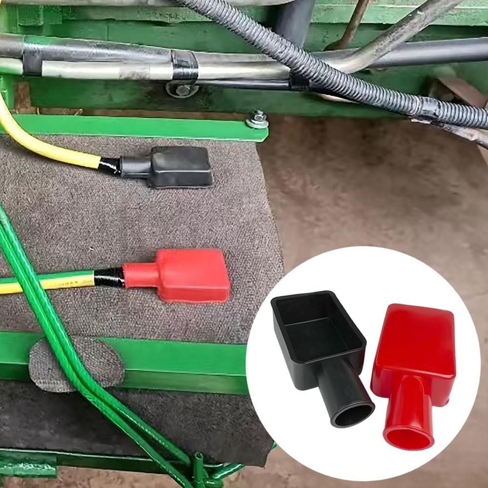 6PCS Battery Terminal Cover, Soft Rubber Insulating Battery Terminal Protector,