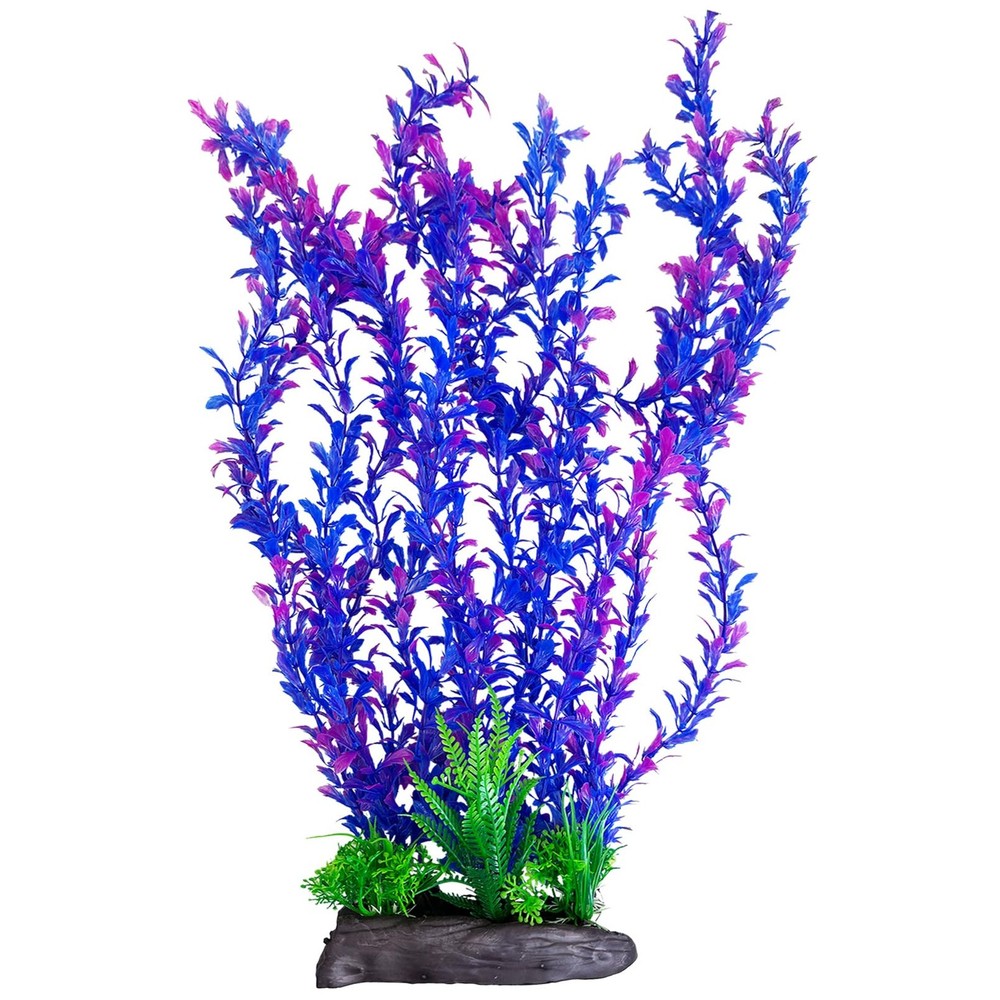 Hamiledyi Aquarium Plastic Plants Decor Artificial Fish 20.4 in, D