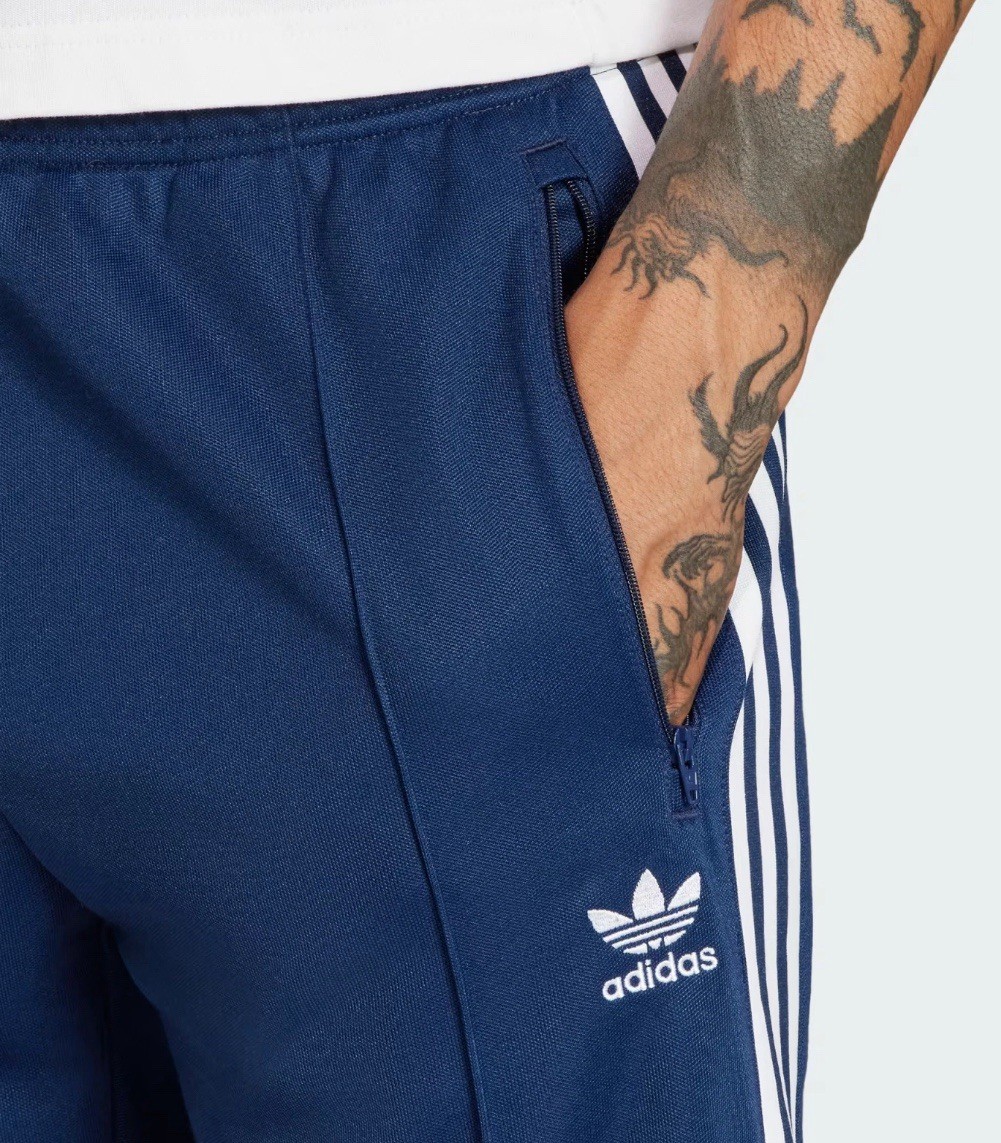 adidas Originals Adicolor Beckenbauer Blue Men’s Track Pants IP0421 Size XL NWT