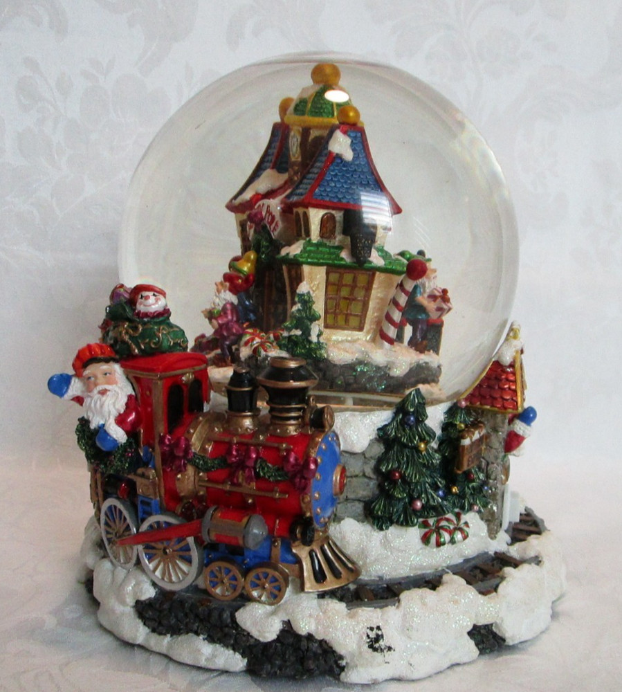 Christopher Radko North Pole Express Large Snowglobe