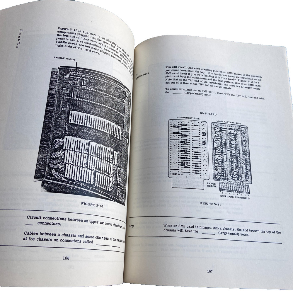 IBM Training Electronic SMS Logic Transistors Circuits ALD MD Theory 1980's VTG