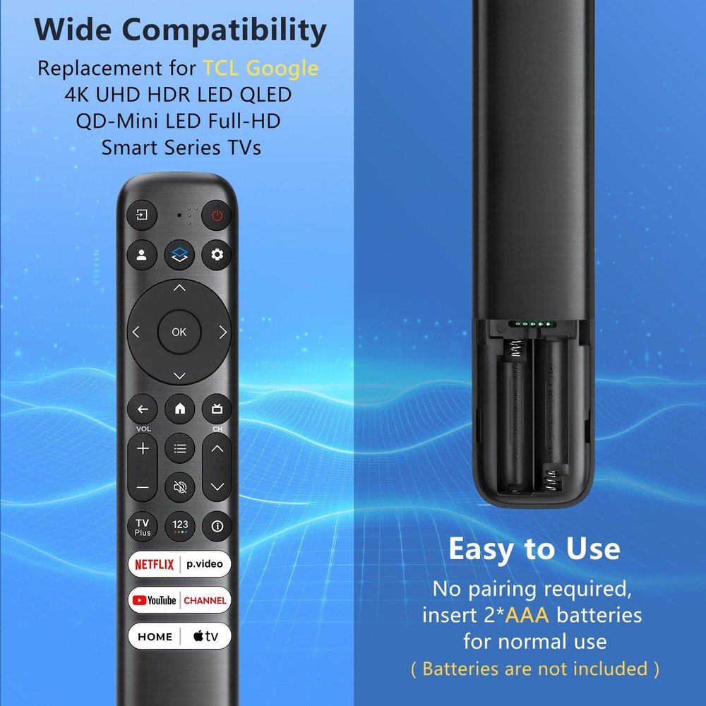 for TCL-Google-TV-Remote TCL Google TV remote, Remote