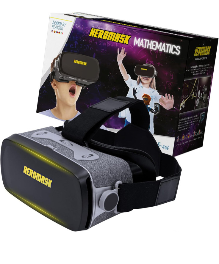 Heromask Mathematics VR Headset Virtual Math Games Age 5+