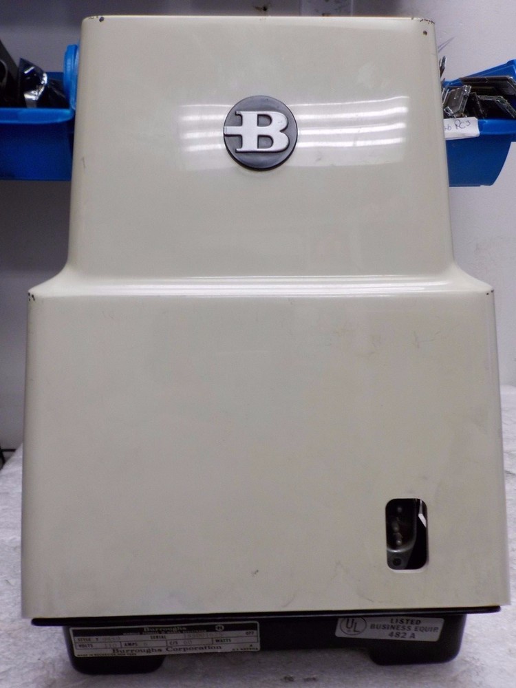 Vintage Burroughs Adding Machine T9889 - FOR PARTS