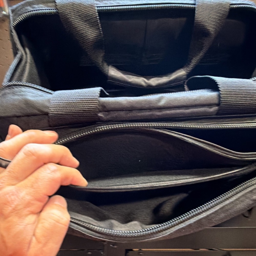 BlackHawk! Black Tactical Gear Bag, Zip Closure, External Pockets