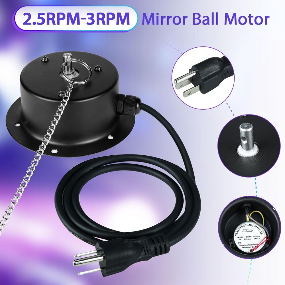 Mirror Ball Spinner Motor Device