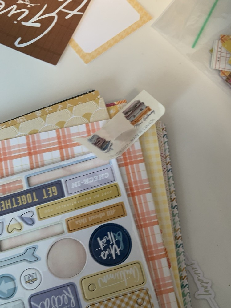 Cocoa Daisy Planner Scrapbook Accessories As Pictured Used