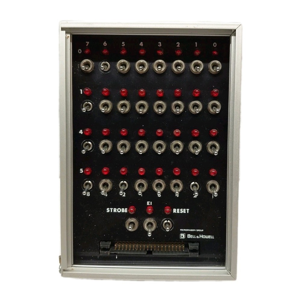 Bell & Howell Electronic Control Panel Breakout Box Strobe Reset