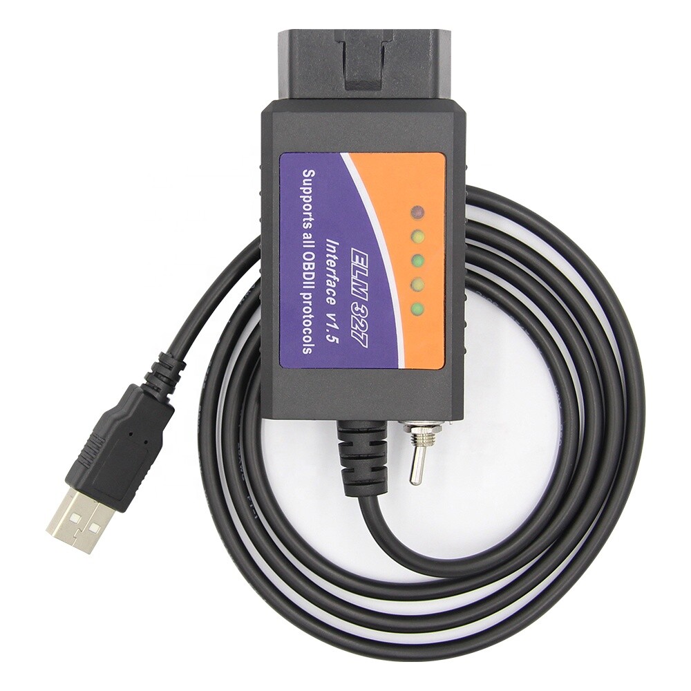 ELM327 USB Modified For Ford ELMconfig latest HS-CAN Switch CH340 Chip Converted