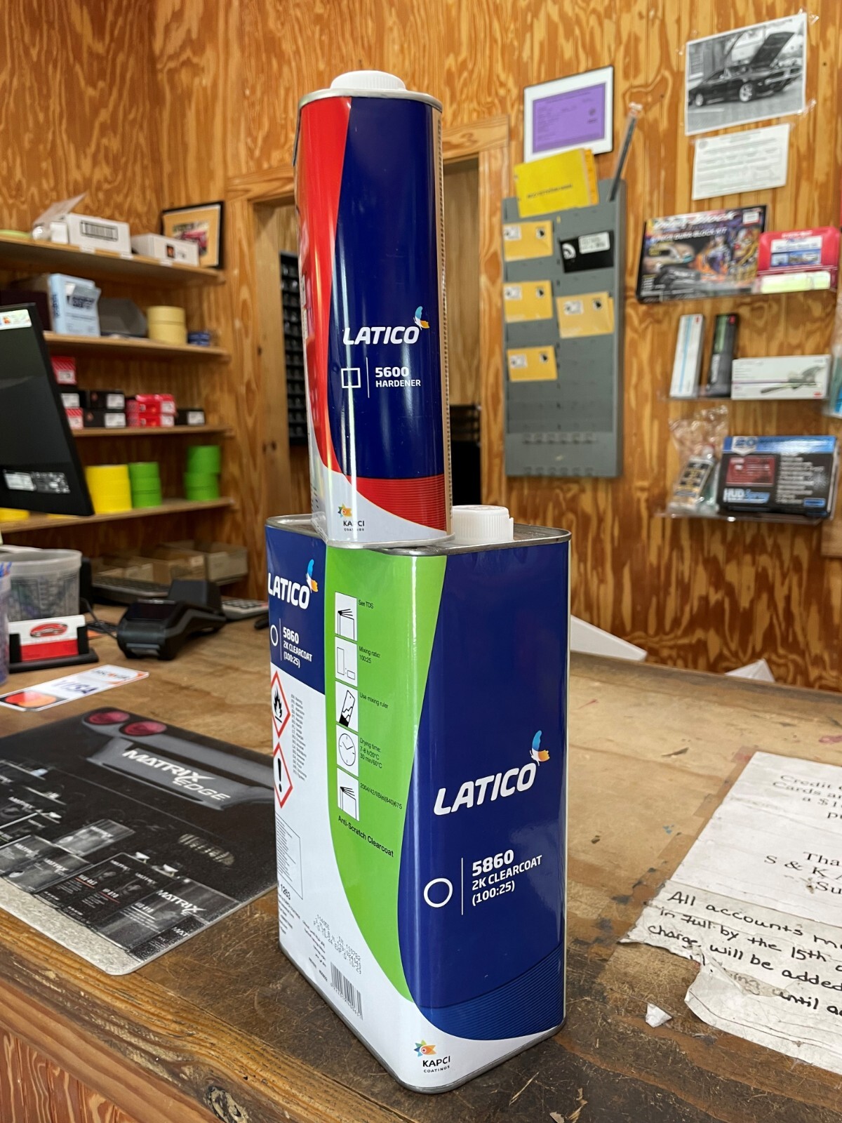 KAPCI 5860 Auto 4:1 High Gloss + High Solid Urethane Clear Coat GALLON Kit!