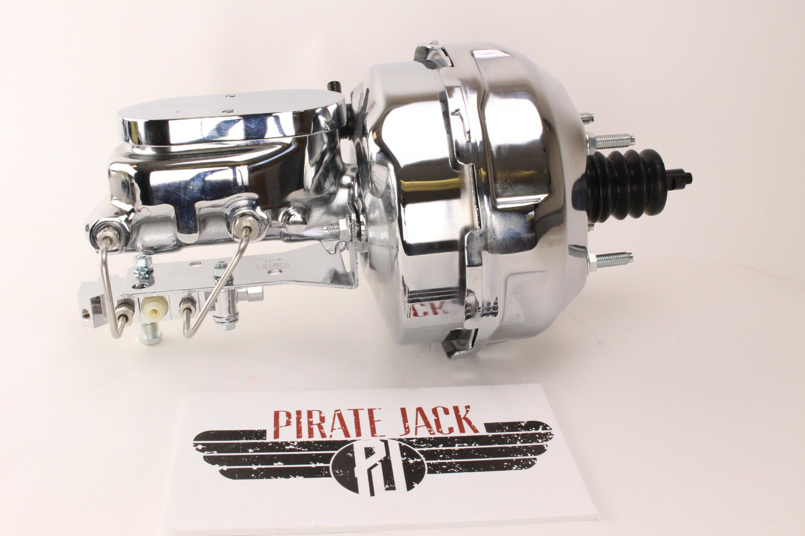 1968-76 Corvette Chrome 9" Dual Power Brake Unit for Disc Disc