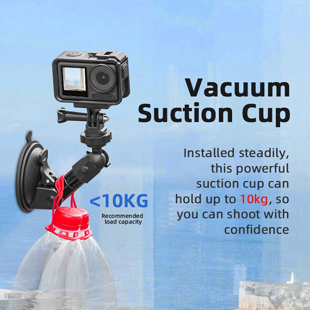 Car Suction Cup Bracket Adapter Bezel Angle Adjustments for DJI OSMO POCKET 3