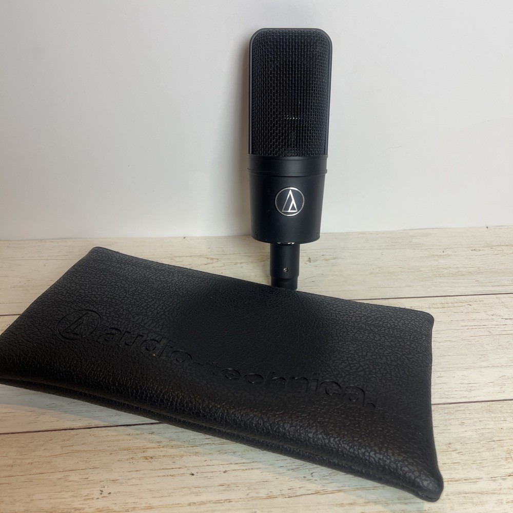 AUDIO-TECHNICA AT4033A TRANSFORMERLESS CAPACITOR STUDIO MICROPHONE W/CASE WORKS