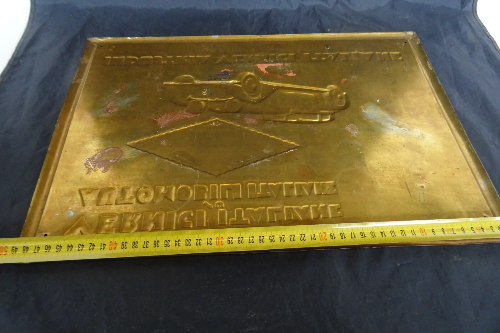 IVIN paint sign Fiat Alfa Romeo Isotta Fraschini 1930s