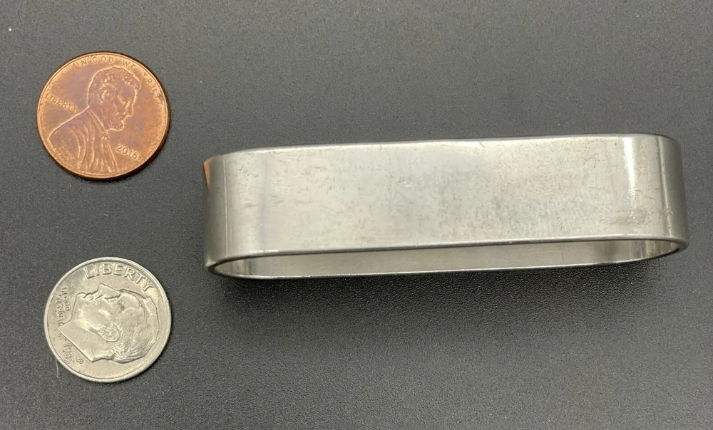 Sterling Silver Napkin Ring Name Engraved “Nina”