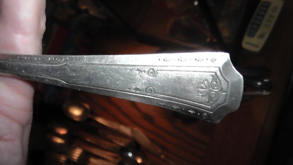 antique stainless waffle server ? english plate usa