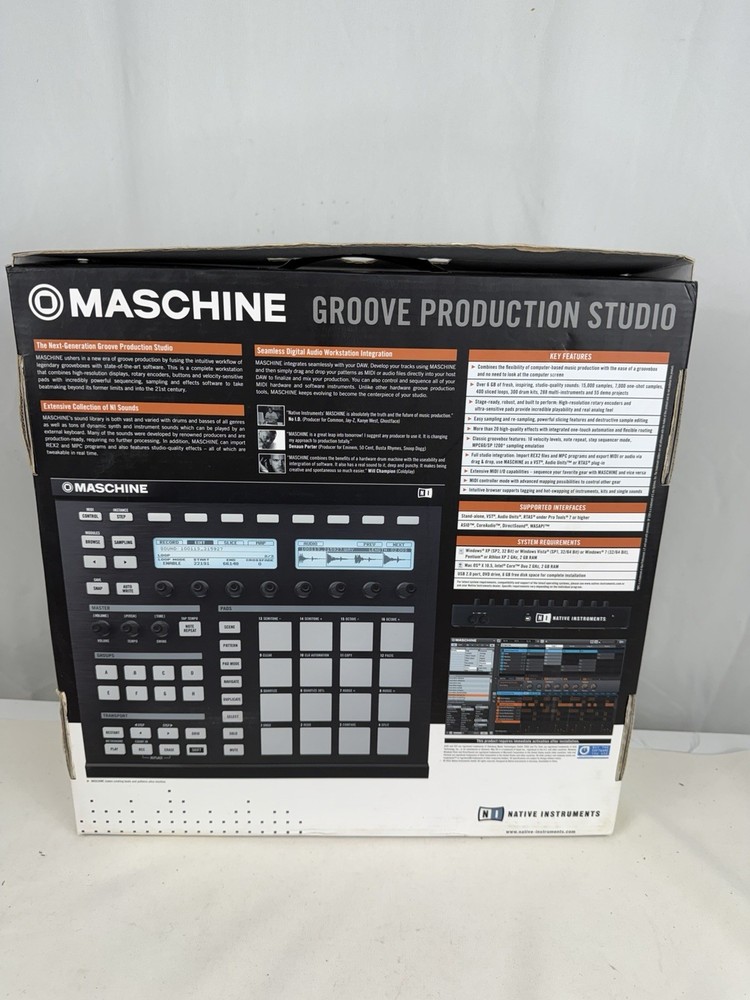 Maschine Groove Production Studio - with Box & book
