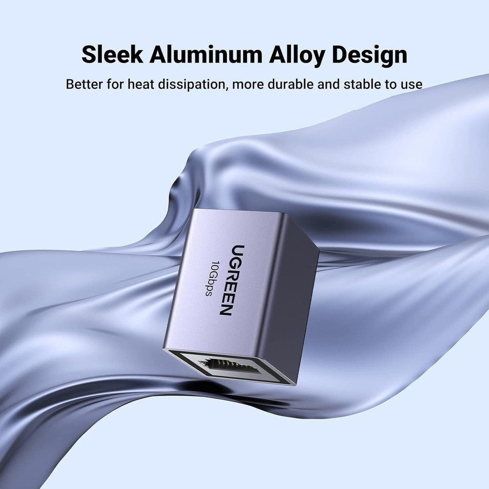 High-Speed Ethernet Coupler - 10Gbps Data Transfer, 328ft Extend, Durable Design