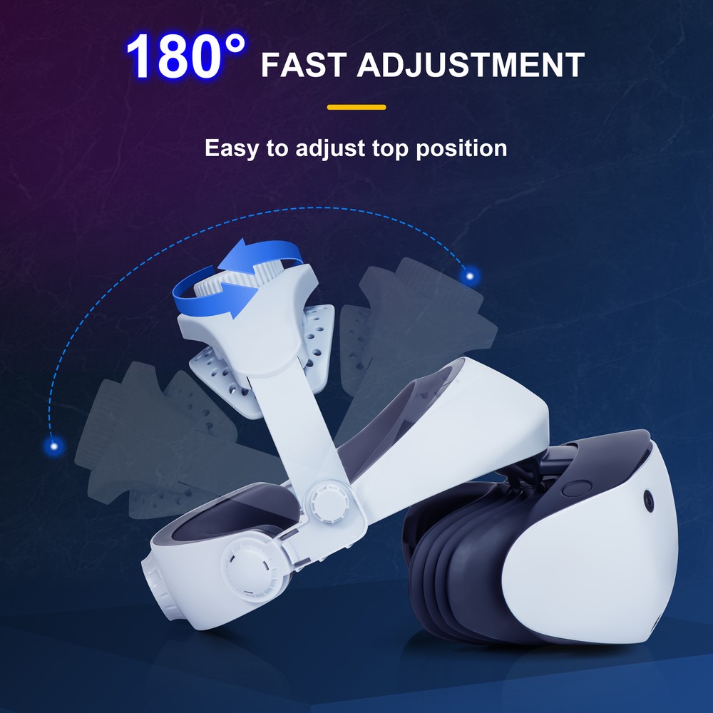 Adjustable Head Strap for PlayStation VR2 Headset Headband Replace Accessories