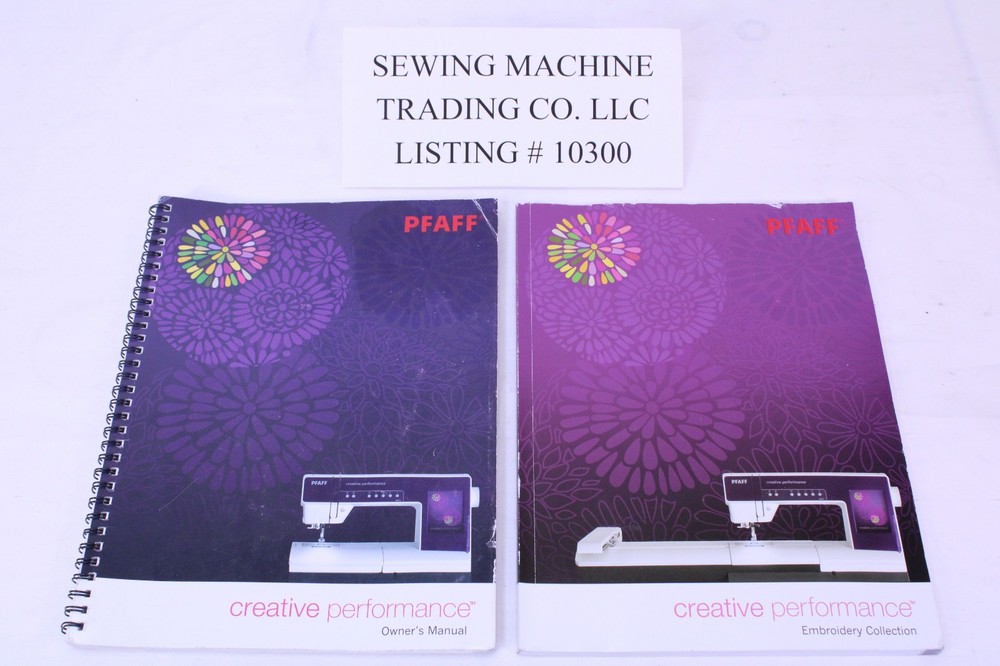 MINT PFAFF CREATIVE PERFORMANCE SEWING QUILTING+ EMBROIDERY MACHINE - LIKE 4.5!