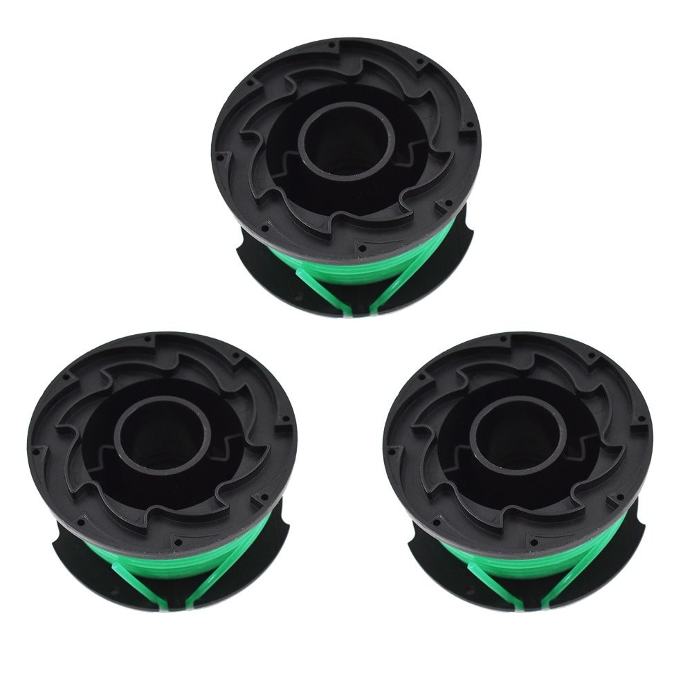 3 PC SF-080 Auto Feed String Trimmer Spool Line Replacement for Black & Decker
