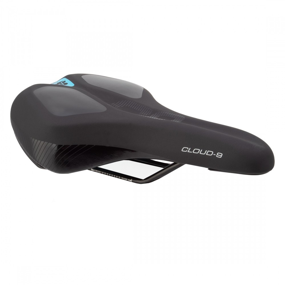 Cloud-9 Kush-E Memory Foam E-Bike Saddle with Weather-Resistant Cover & Handle