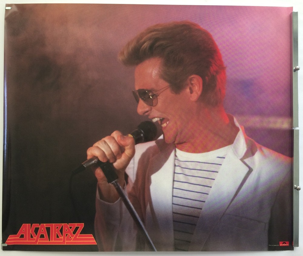 ALCATRAZZ original JAPAN PROMO ONLY poster GRAHAM BONNET ex RAINBOW more listed