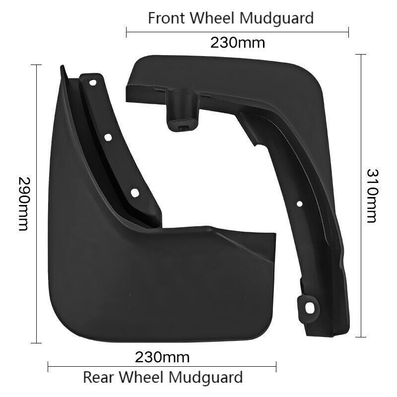 For 2020-2024 Ford Explorer 4PCS Front & Rear Splash Guards Mud Flaps Mudguards