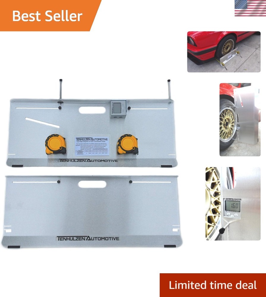 Versatile Camber/Caster/Toe Plates - Essential Tool for Vehicle Alignment